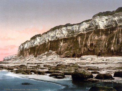 The cliffs.