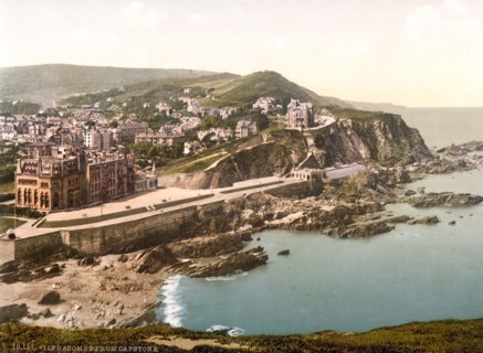 Town and hotel from the Capstone.