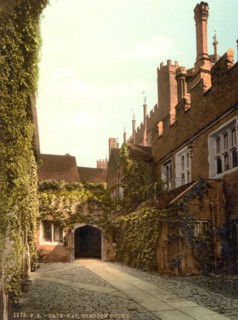 Hampton Court Palace.