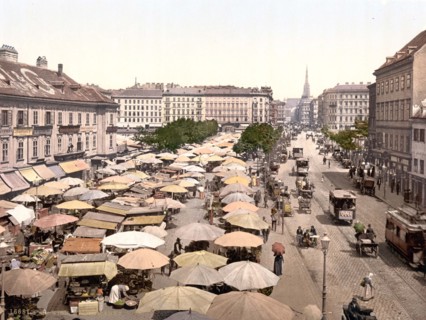 The Naschmarkt.