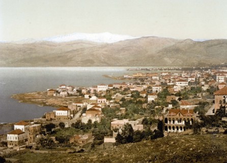 General view, the Lebanon in the distance.