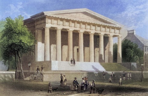 Die Bank der Vereinigten Staaten von Amerika Philadelphia.