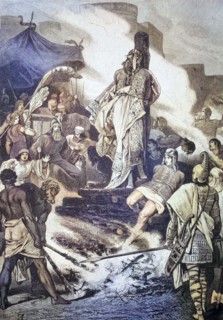 Croesus at the stake.