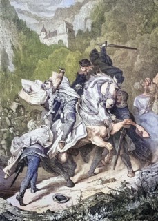 Assassination of King Albrecht of Austria.