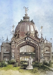 The Dome of Honour at the Paris Exhibition.