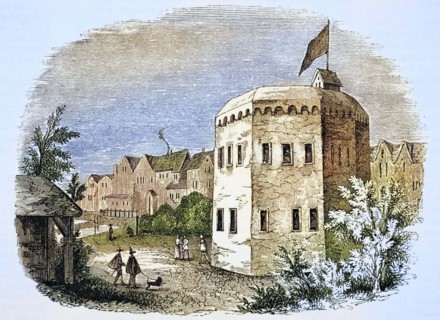 Das Pariser Gartentheater Southwark.