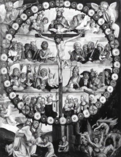 Depiction of the Last Judgment, Rosary with the Crucified Jesus Christ by Hans von Kulmbach, Hans