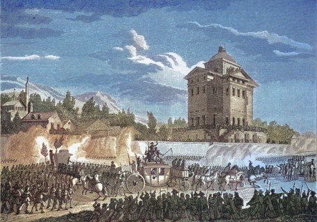 The return of the French King Louis XVI.