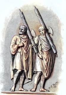Relief of two lictors.