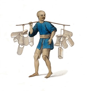 A Chinese worker.