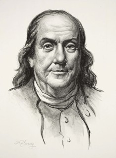 Benjamin Franklin (17 January 1706 - 17 April 1790) was an American printer, publisher, writer,