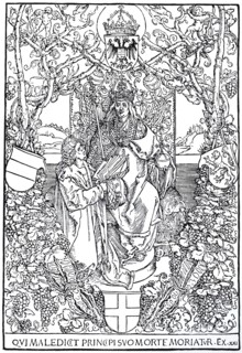 Illustration to the Quatuor libri amorum by Celtes.