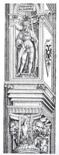 The triumphal arch for the emperor Maximilian.