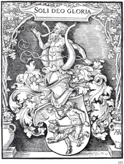The coat of Arms of Johann Tscherte.