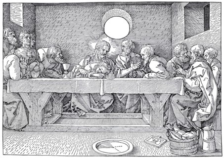 The last supper.