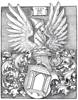 The coat of arm of Durer.