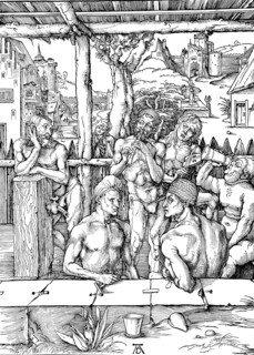 The men's bath.