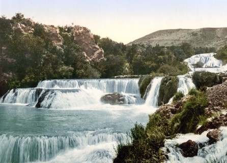Sebenico, Sibenik, mittlerer Wasserfall der Kerka, Dalmatien, ehemals vñsterreich-Ungarn, heute