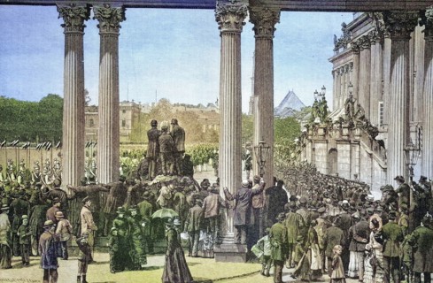Parade in the Lustgarten in Potsdam