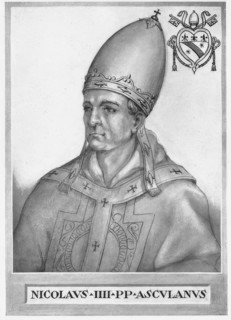 Nicholas IV (born 30 September 1227 in Lisciano