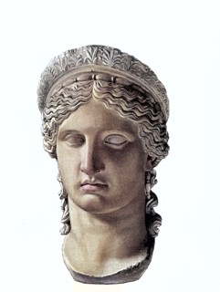 Marble head of Hera