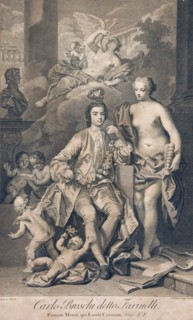 Cardinal Farinelli with Allegorical Figures