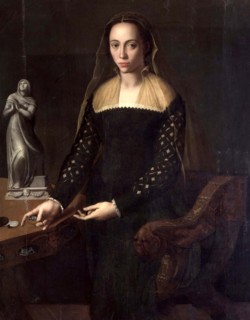 Portrait of Ortensia de Bardi to Montauto