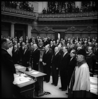 Federal Council, Swearing In ceremony; 1955.