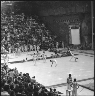Olympic Games Rome 1960: Swiss team warming up.