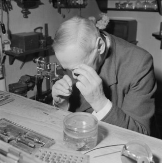 Richard Nussberger, watchmaker in Zurich.