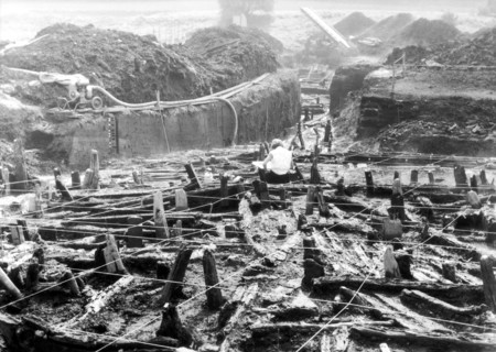 Excavation near Thayngen.