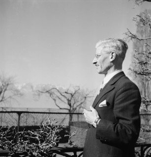 Former chancellor Dr. Kurt Schuschnigg, 1946.