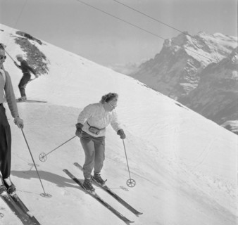 Princess Juliana in the Bernese Oberland, 1946.