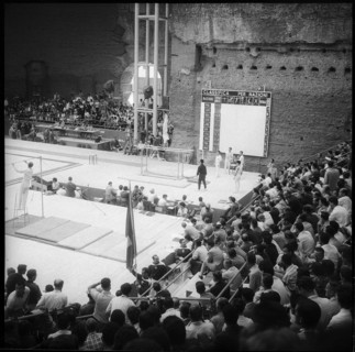 Olympic Games Rome 1960: Entering of the Swiss team.