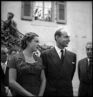 Engagement of Alexander of Yugoslavia and Maria Pia of Savoy, 1954.