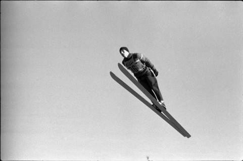 Mario Cecchinato in Oberstdorf, 1960.