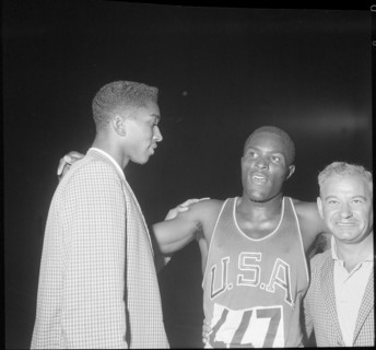 Olympic Games Rome 1960: Olympic champion Rafer Johnson.