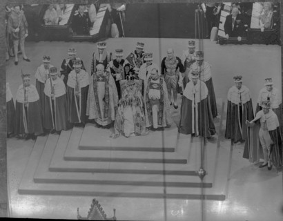 Queen Elizabeth, coronation 1953.