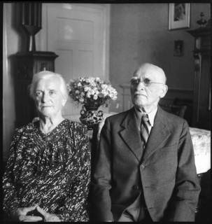 The Mathys at their diamond wedding, 1947.