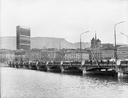 Geneva. Montblanc- bridge; 1964.