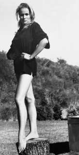 Actress Ursula Andress, young.