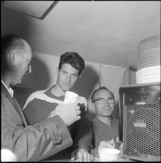 Rome 1960: Fritz Vogelsang with Ovomaltine.