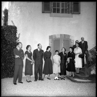 Engagement of Alexander of Yugoslavia to Maria Pia of Savoy, 1954.