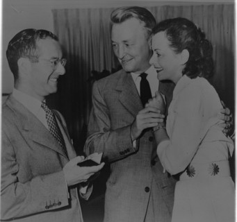 Marriage of Teddy Stauffer with Hedy Lamarr, 1951.