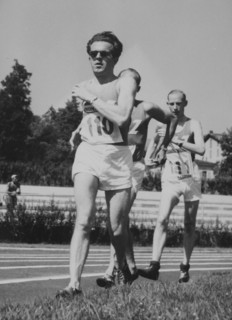 Swiss Championships Walking 1952: Fritz Schwab (110).