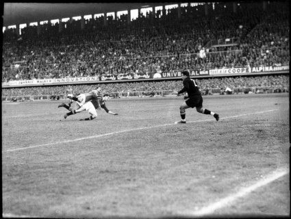 Football WC in Switzerland 1954: Switzerland - Italy.