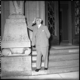 Salvador de Madariaga, erudite, politician, 1955.