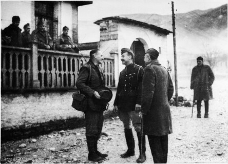 Walter Bosshard with prince Peter of Greece.