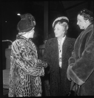 Märtha of Norway and her sister Margaretha in Berne, 1949.