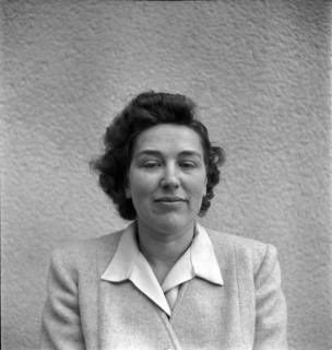 Beryl McCarthy, competition swimmer, 1947.